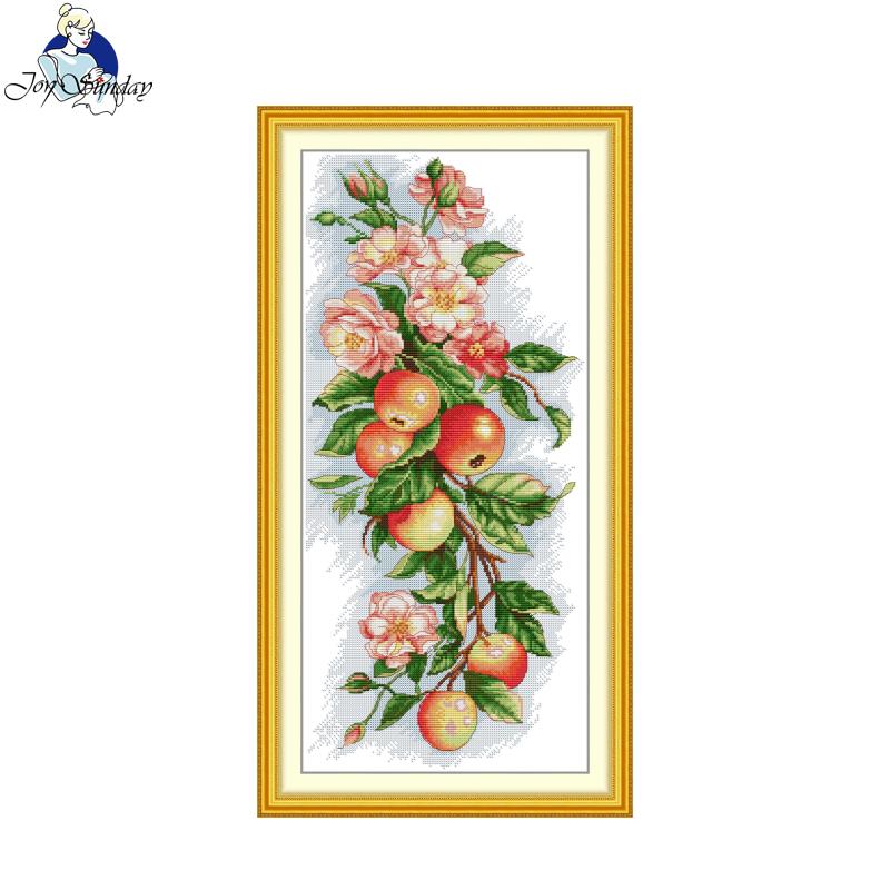 Embroidery X Pattern - Joy Friday-クロスステッチキット,HD刺embroidery,16/14/11ct,DIY,手作り,アートクラフト,新品
