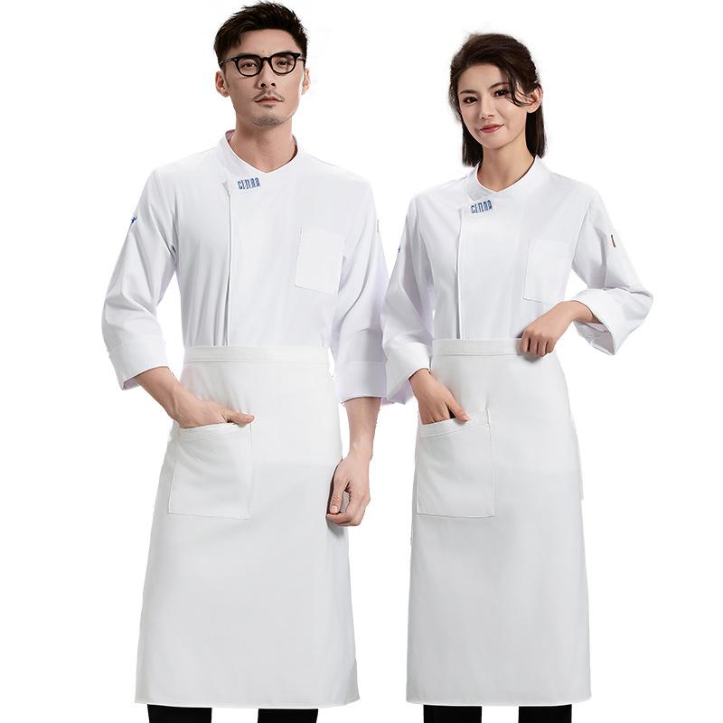 メンズケータリング長袖通気性シェフユニフォーム作業服刺繍名プ - Embroidery Kitchen のレビューと価格