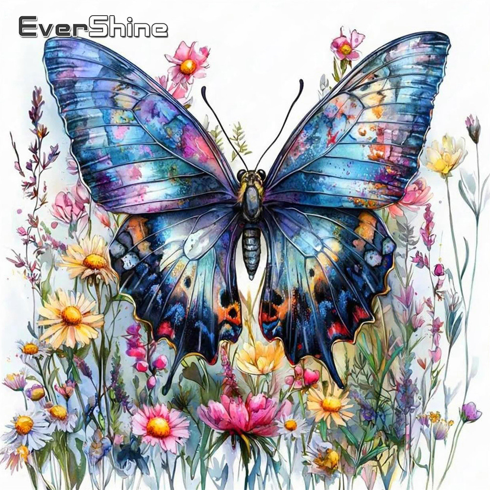 エバーシャイン刺繍用品蝶動物針仕事アートクロスステッチキット - Embroidery Design Patterns Flowers のレビューと価格