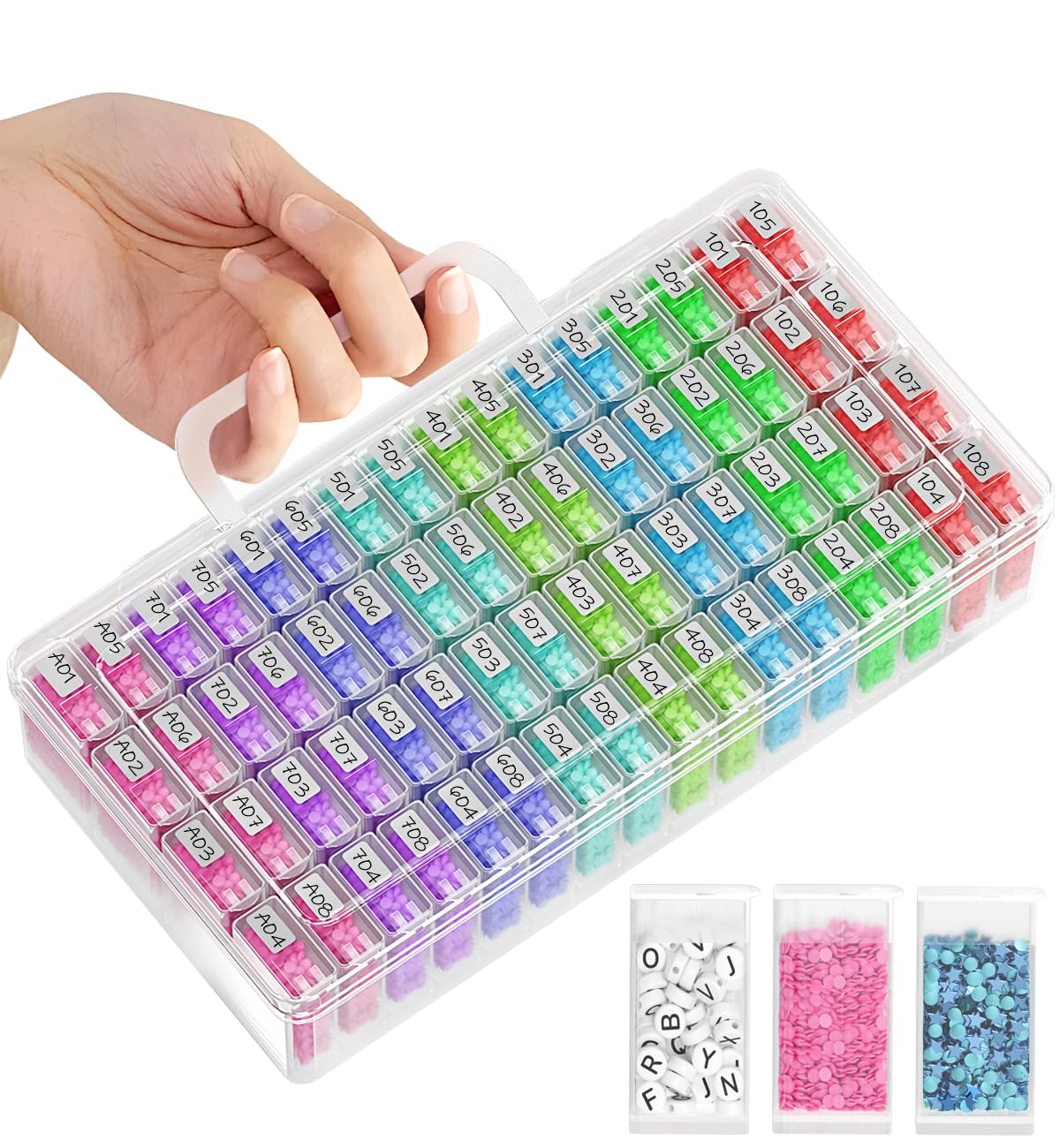 5D DIY ダイヤモンドペインティングツールアクセサリー収 - Embroidery Tools のレビューと価格