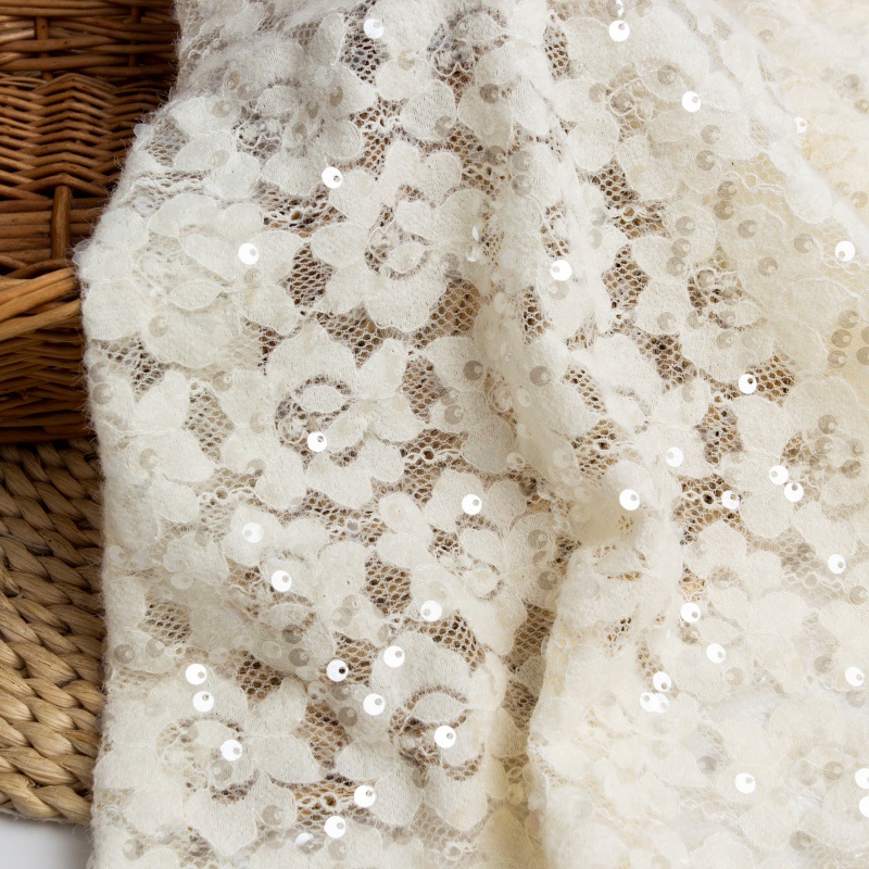 スパンコール付きの新しい豪華なレース生地、DIYの女性向けフ - Embroidery Design Patterns Flowers のレビューと価格