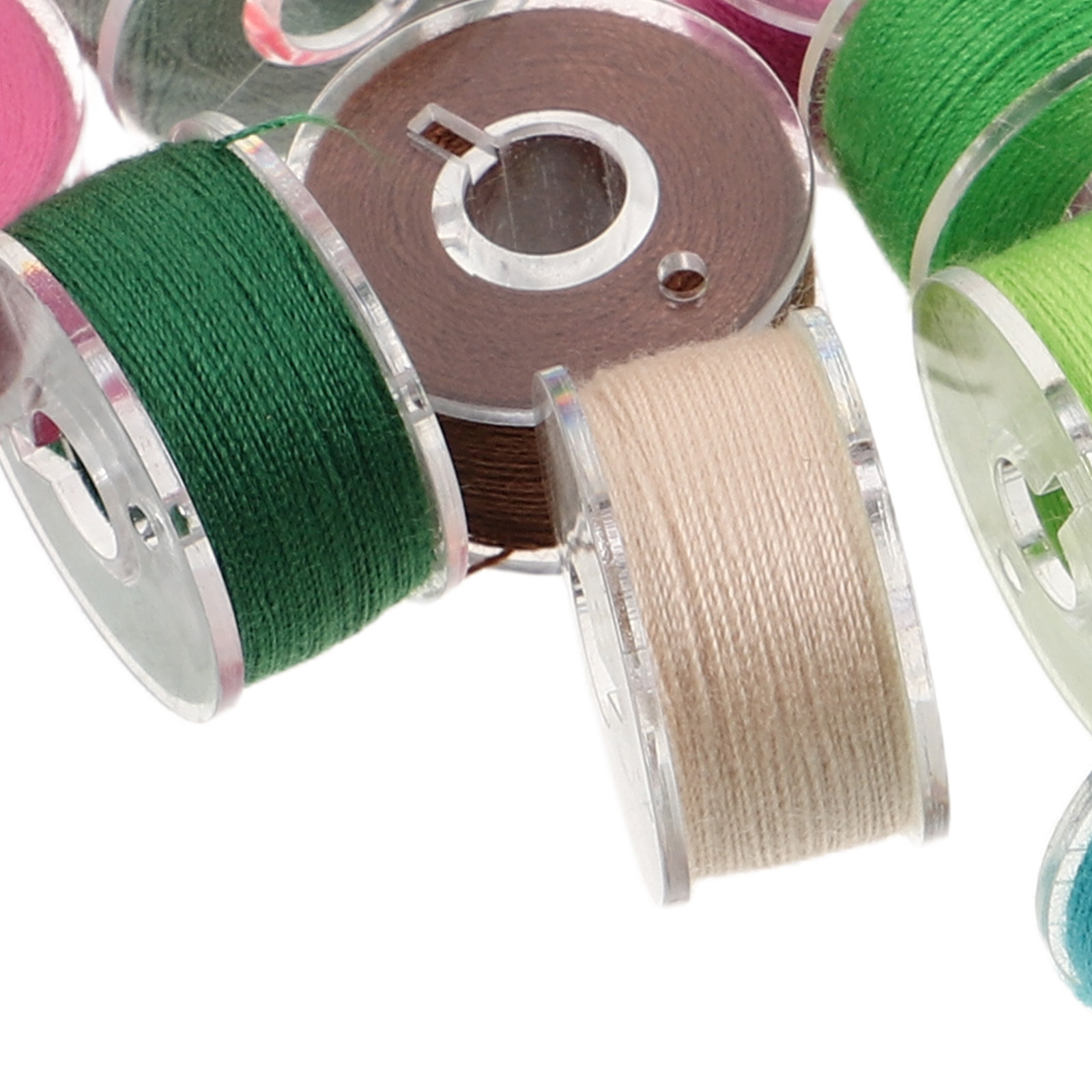 25個のボビンと縫い糸、ハンドガイドツール、金属製アクセサリ - Embroidery Tools のレビューと価格