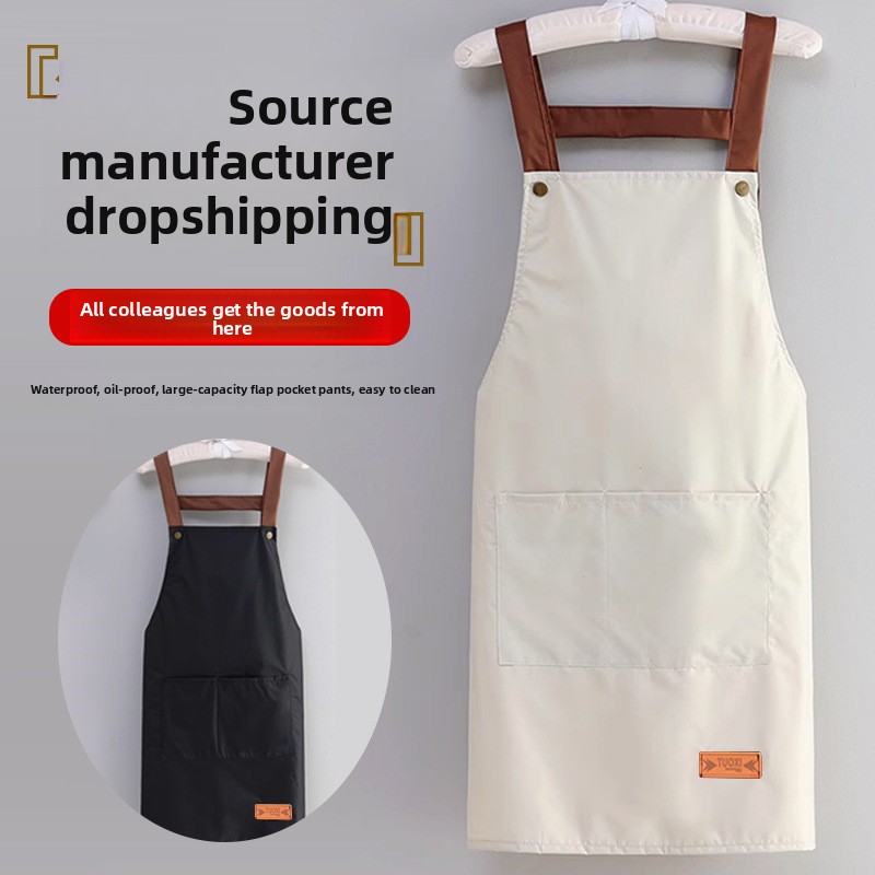 キッチン防水性と耐油性エプロン、ケータリング業界の男性と女性 - Embroidery Kitchen のレビューと価格