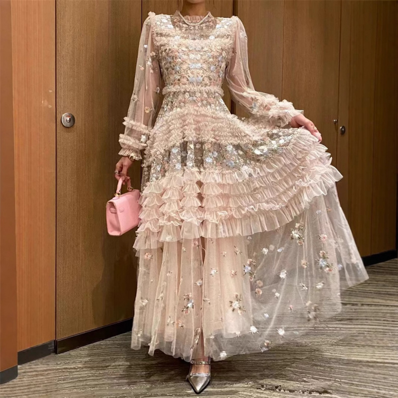 オーストラリアZブランド 2026新作 花柄刺繍メッシュ ラ - Embroidery In Australia のレビューと価格