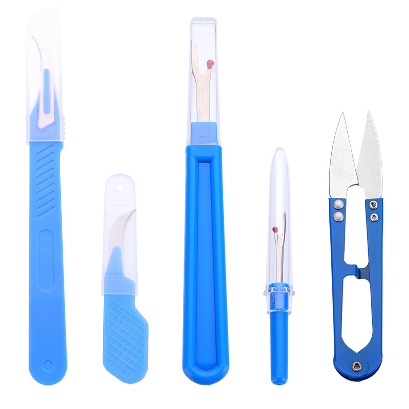 縫製用シームリッパーキット ブルー 縫い目糸抜き カッター  - Embroidery Removal のレビューと価格
