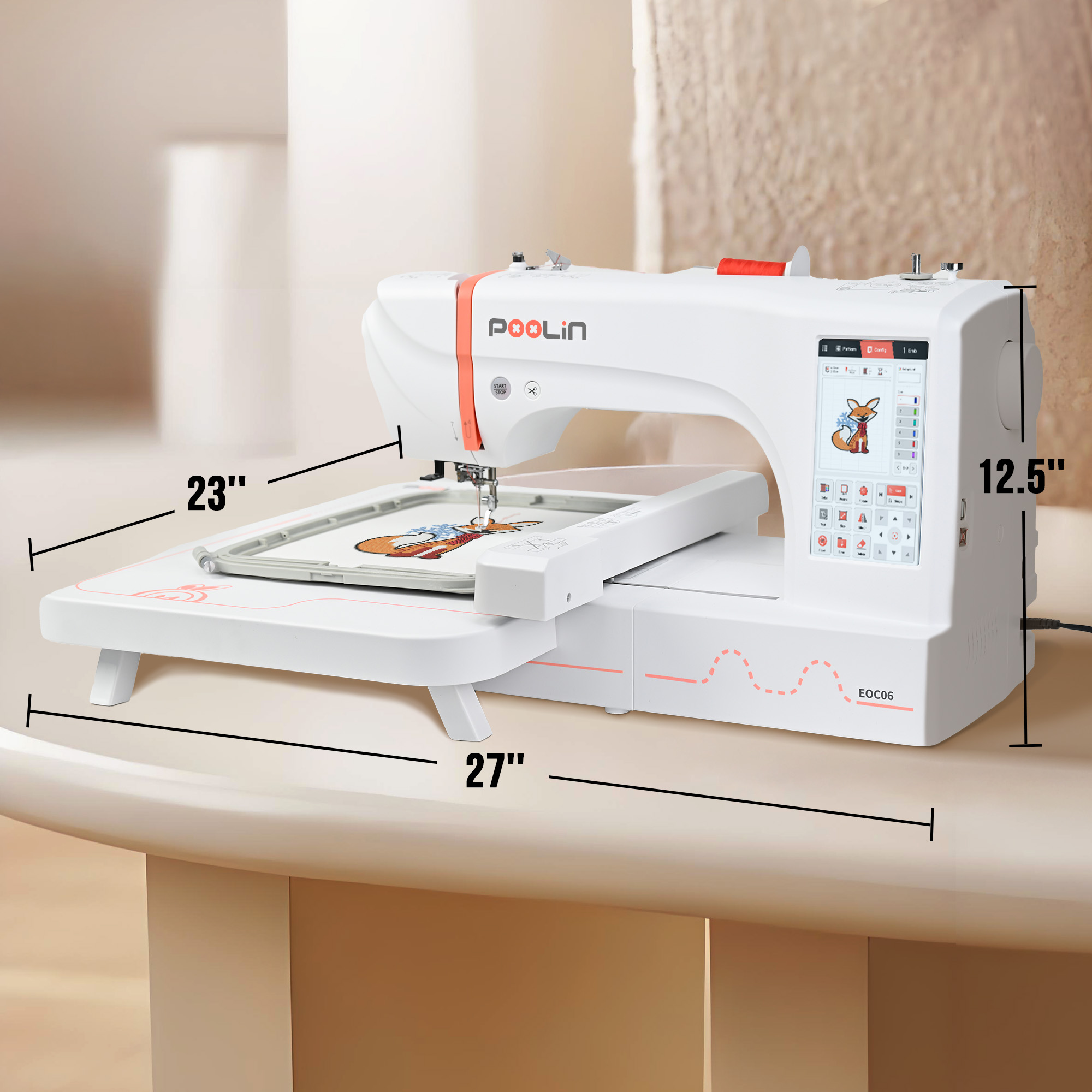 EOC06 PooLin 中国製 ホットセール カラータッチ - Embroidery Machine China のレビューと価格
